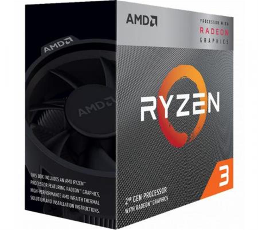 Procesador AMD Ryzen 3 3200G 4.0GHz Turbo + Radeon Vega 8 AM4 Wraith Stealth Cooler