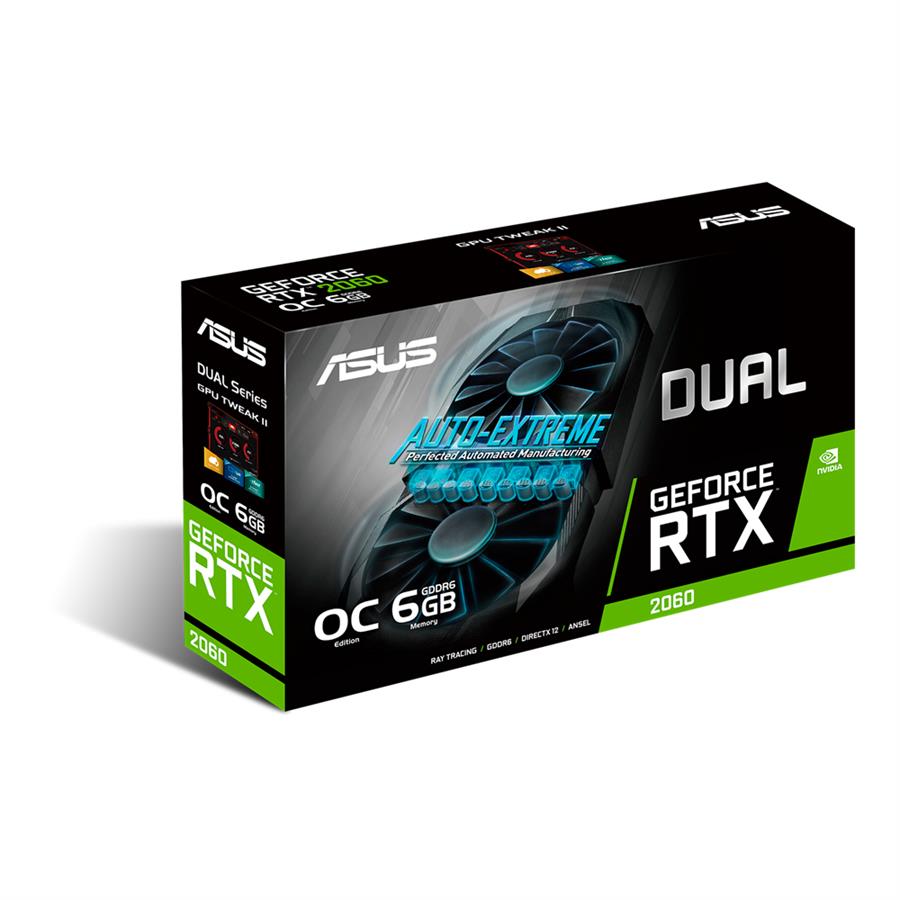 de Video Asus GeForce RTX 2060 6GB GDDR6 Dual OC Edition