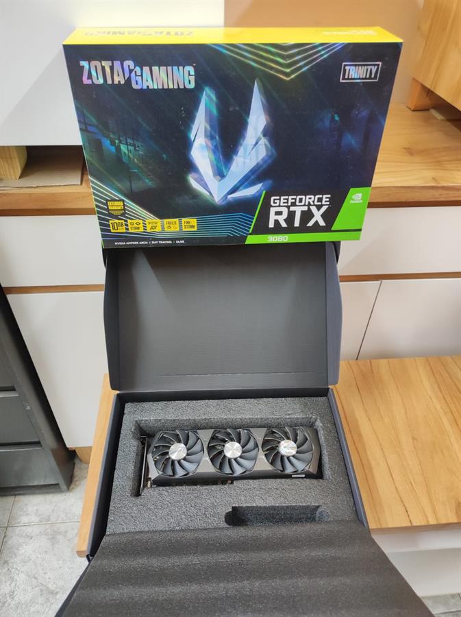 Placa de Video Zotac RTX 3080 10GB Trinity --OUTLET--